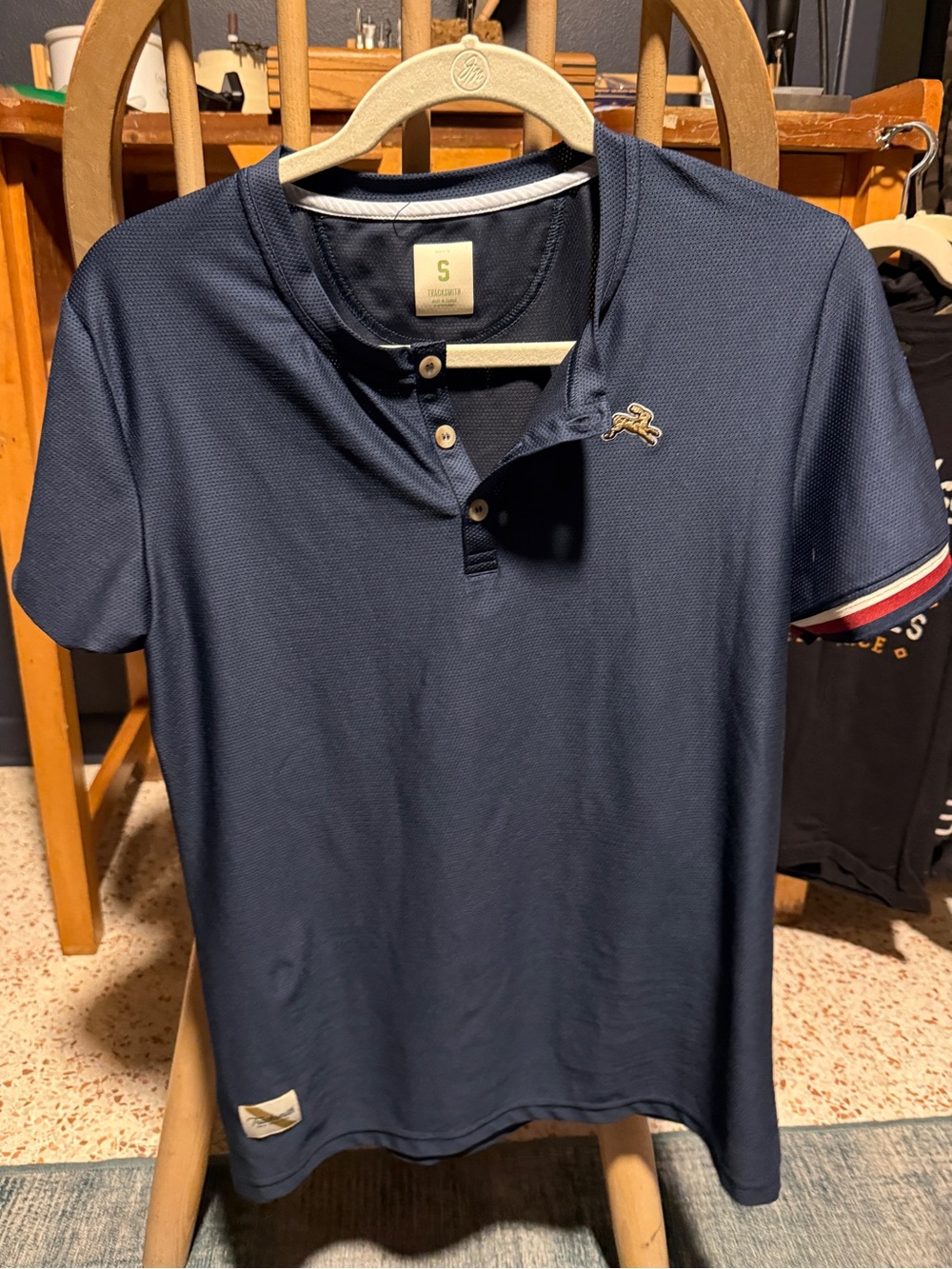 Tracksmith mesh Henley